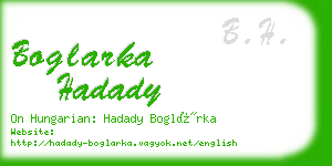 boglarka hadady business card